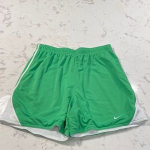 Like green Nike shorts